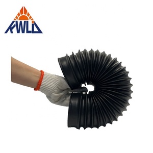 Couvercle de <span class=keywords><strong>soufflet</strong></span> de tige d'accordéon <span class=keywords><strong>à</strong></span> fermeture éclair pour vérin hydraulique flexible cousu cache-poussière rond en métal - Product Image 4