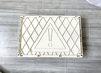 Pas cher prix promotion Offre Spéciale 22L Pliable En Plastique Pliable En Plastique Boîte De Déménagement Boîte De Rangement avec plateau en bois