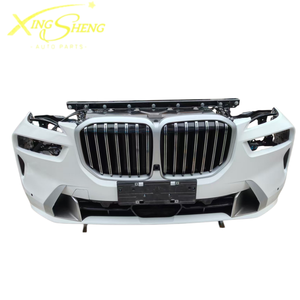 Grille de pare-chocs avant de haute qualité pour <span class=keywords><strong>X7</strong></span> G70 avec persiennes de feux antibrouillard et ensemble de ventilateur de radiateur - Ajustement universel - Product Image 2
