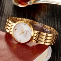 Großhandel Citizen Edelstahl Sport Mode Damenuhr 3BAR Wasserdicht Schwarz