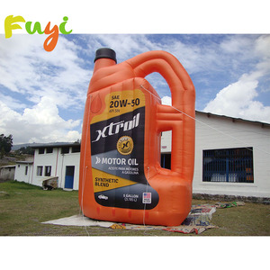 Cubo de aceite de coche inflable gigante personalizado réplica botella de aceite inflable personalizada para promoción de Marca - Product Image 2