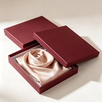 Boîte cadeau en carton avec impression de logo personnalisée, couvercle et base, pour parfums et bougies
