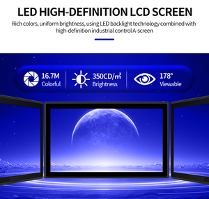 XINWEI 17 ''endüstriyel gömülü bilgisayar OEM/ODM su geçirmez duvar montaj kapasitif dokunmatik ekran Intel J1900/J6412 CPU Win7/8/10 - Product Image 6