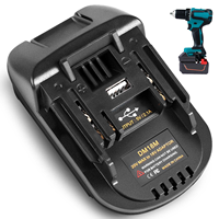 Adaptateur convertisseur de batterie DM18M compatible avec batterie Lion 18V 20V, convertir pour adaptateur de batterie d'outils électriques
