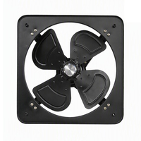 Ventilateur d'évacuation mural carré de 16 pouces, ventilateur de ventilation polyvalent pour la maison, le garage, le bureau