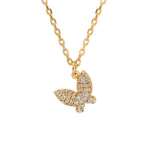 Collier Papillon en Zircon Blanc : Liberté, Romantisme et Éléments Romantiques – Bijoux Raffinés pour Jeunes - Product Image 6