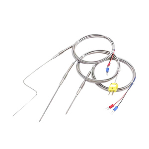 Capteur de résistance thermique en acier inoxydable, résistance à haute température, type K, thermocouple blindé WRNK-191 - Product Image 3