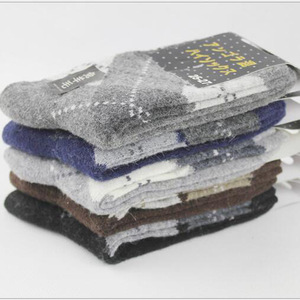 Nhà Sản Xuất Bán Buôn Mù<span class=keywords><strong>a</strong></span> Thu Mù<span class=keywords><strong>a</strong></span> Đông Mới Dày Ấm Thỏ Len Người Đàn Ông Củ<span class=keywords><strong>a</strong></span> Giữ<span class=keywords><strong>a</strong></span> Bê Vớ Rắn Màu Crew Cơ Thể Kinh Doanh Giản Dị - Product Image 2