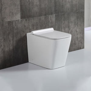 Inodoro سيراميك الحمام الطابق الخيالة واحدة قطعة Tankless حوض مرحاض عاء صوان - Product Image 1