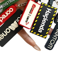 Porte-clés en PVC à motif personnalisé, porte-clés en caoutchouc souple avec logo, fabricant de souvenirs promotionnels, cadeau