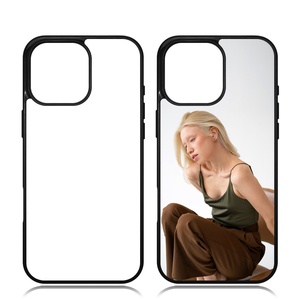 Custodia ibrida all'ingrosso in TPU + PC <span class=keywords><strong>con</strong></span> foglio di alluminio <span class=keywords><strong>bianco</strong></span> vuoto per sublimazione 2D fai da te per <span class=keywords><strong>iPhone</strong></span> 16 Pro Max 15 14 13 12 <span class=keywords><strong>11</strong></span> XR XS Max - Product Image 2