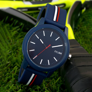 Montre à quartz pour <span class=keywords><strong>homme</strong></span> Boîtier en plastique Bracelet de montre en silicone - Product Image 4