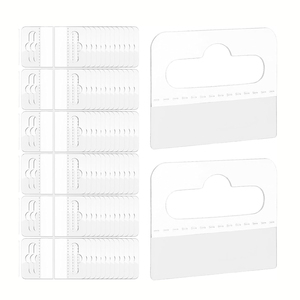 clear self adhesive hang tabs <b>hooks</b> plastic Euroslot <b>hook</b> hanging tab - Product Image 6