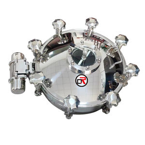 Vente directe d'usine à faible coût 600mm pression circulaire ronde navire Manway réservoir trou d'homme avec joint en Silicone - Product Image 3