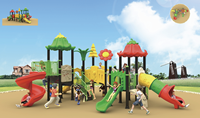 Équipement de jeu en acier et plastique pour enfants, toboggan de jardin d'enfants, parc d'attractions, utilisation extérieure à haute capacité