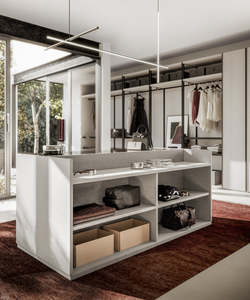 Vermonhouzz Modern Minimalist <strong>White</strong> Wardrobe <strong>Bedroom</strong> <strong>Furniture</strong> - High <strong>Gloss</strong>, Matte, and Fabric Texture Finish Custom Closet - Product Image 1