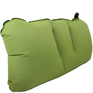 厂家定制超轻充气背包枕头耐用尼龙TPU吹气野营枕头腰部支撑垫