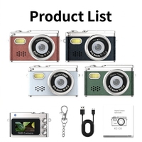 Caméra vidéo polyvalente pour porte-clés, mini caméra Full HD 1080P avec écran TFT de 0,96 pouce et vision nocturne LED pour les prises de vue POV des animaux de compagnie