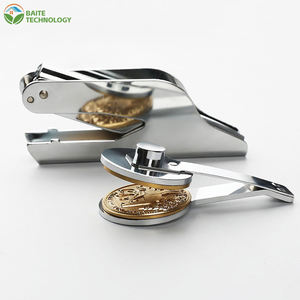 Sello de mano de acero para grabado de logotipos, emblema personalizado, sello de relieve para logotipos, sello metálico, sello de mano - Product Image 2