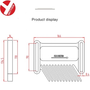 2pcs Woodworking <strong>Plastic</strong> Miter Gauge Tools Feather Boards for Router Table <strong>Saw</strong> and Cutting - Product Image 3