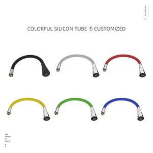 Trompeta giratoria de 360 grados, grifos flexibles de silicona caliente y fría de acero inoxidable, caño de cocina, 2 vías de lavado, grifo mezclador de fregadero - Product Image 5