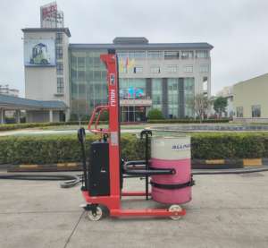 NIULI eléctrico de fábrica tambor de aceite elevador camión equipos de elevación hidráulica motor carretilla elevadora porter elevador tambor de aceite apilador - Product Image 6