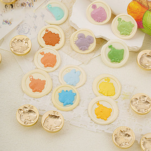 Высокое качество Двенадцать китайских зодиакальных серий дракон змея курица восковая печать штамп голова - Product Image 1