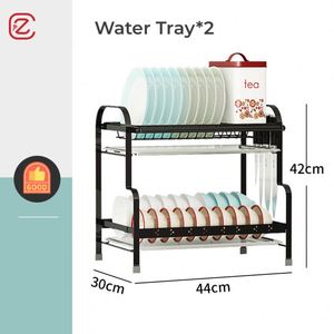 Escurridor de Platos Metálico de Alta Calidad, Organizador de Accesorios de Cocina, Estante para Almacenamiento de Platos y Tazones - Product Image 6