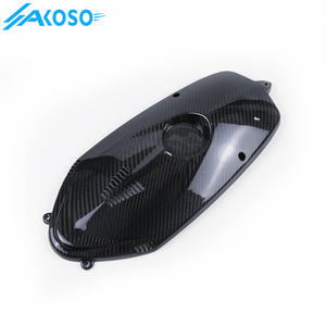 AKOSO 100% 3K couvercle de refroidisseur d'eau en fibre de carbone pour moto <span class=keywords><strong>BMW</strong></span> R <span class=keywords><strong>NineT</strong></span> R9T 2014-2022 - Product Image 1