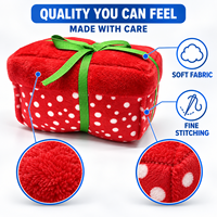 Peluche Père Noël, Bonhomme de Neige, Renne, Ours – Jouet en Peluche Ultra Doux Rembourré Coton PP – Décoration de Noël, Cadeau