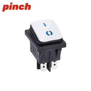 Pinch KCD4 Stainless Steel Rocker <b>Switch</b> 16A 250V IP65 SPST On Off Screw Terminal - Product Image 3