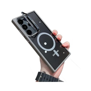 Funda de Lujo para Móvil con Protector de Cámara, Soporte Magnético y Anillo para Samsung Galaxy S26 Ultra S25 24 <span class=keywords><strong>23</strong></span> - Product Image 5