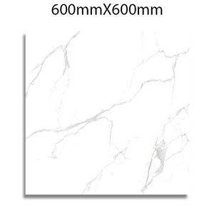 Azulejo de Porcelana Brillante Esmaltado de 60x60, <span class=keywords><strong>Imitación</strong></span> de <span class=keywords><strong>Piedra</strong></span> Moderna, Resistente al Desgaste, <span class=keywords><strong>para</strong></span> <span class=keywords><strong>Paredes</strong></span> y Pisos <span class=keywords><strong>Interiores</strong></span> de Apartamentos - Product Image 3