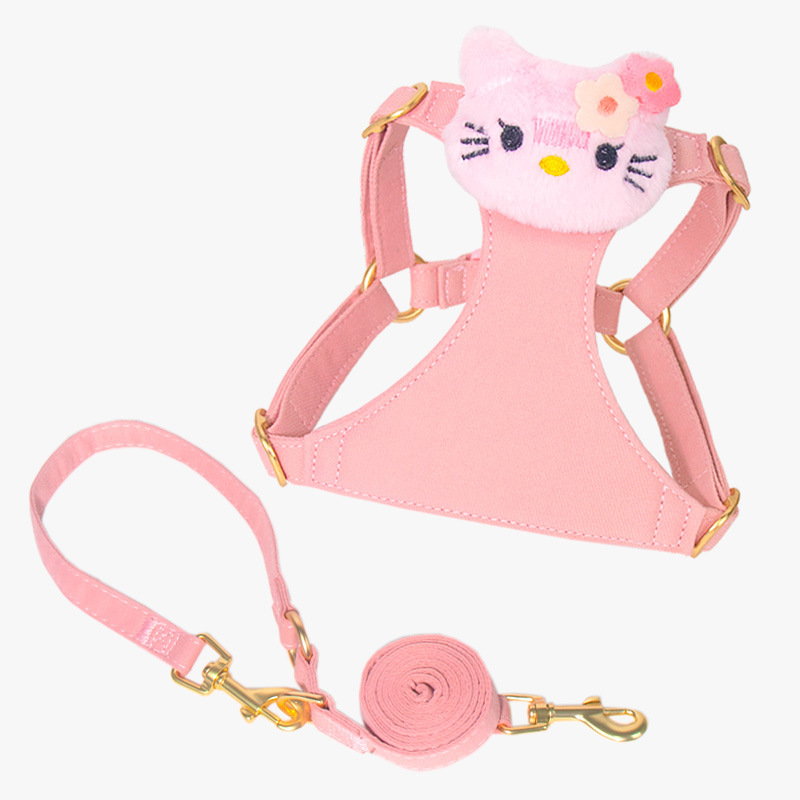 Pink doll-matching leash