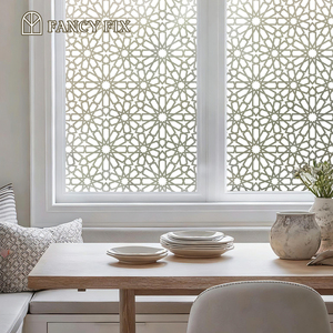 Película Decorativa para Ventanas Fancy-Fix <span class=keywords><strong>de</strong></span> PVC Duradero, Sin Pegamento, Bloqueadora <span class=keywords><strong>de</strong></span> Rayos UV, Ecológica, para Protección <span class=keywords><strong>de</strong></span> <span class=keywords><strong>la</strong></span> Privacidad, para Sala <span class=keywords><strong>de</strong></span> Estar, Cocina, Oficina - Product Image 4