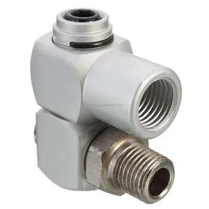 Connecteur de tuyau d'<span class=keywords><strong>air</strong></span> 1/4 pouce filetage NPT, lot de 4 pièces, ensemble <span class=keywords><strong>universel</strong></span> d'outils pneumatiques pivotants à 360 degrés - Product Image 2