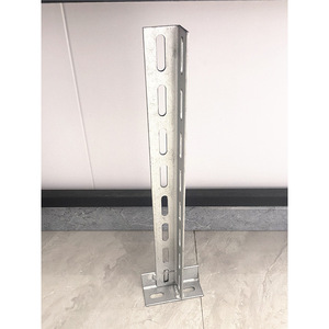 Soporte de Columna de Hierro Angular, Galvanizado en Caliente, Tipo T, Soporte de Pared, Marco Perforado, Soporte de Montaje para Bandeja de Cables - Product Image 3