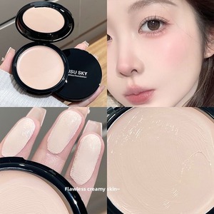 Pressed Mineral Powder <b>Foundation</b> Medium Tone Concealer All Skin Types Female Use - Product Image 3