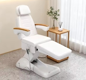 AY Adjustable Height <b>Electric</b> Massage Bed Facial Chair for Spa Salon Clinic Modern Design Style Beauty Treatment Metal Material - Product Image 6