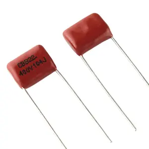 Capacitor de filme cbb para luz led, venda quente de china, produto original, 104k 400v 104j