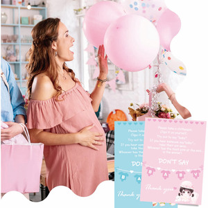 Giochi Baby Shower personalizzati per il ragazzo non dire gioco Baby non dire Baby Shower - Product Image 4
