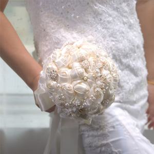 Bouquets <span class=keywords><strong>de</strong></span> mariée en fleurs artificielles en soie beige <span class=keywords><strong>rose</strong></span>, imperméables, décoration <span class=keywords><strong>de</strong></span> mariage, décoration <span class=keywords><strong>florale</strong></span> <span class=keywords><strong>de</strong></span> jardin, accessoires photo - Product Image 2