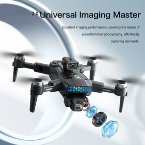 Mini drone JXI XT505 <span class=keywords><strong>pour</strong></span> débutants, double caméra 4K UHD, FPV, pliable, avec fonction d'évitement d'obstacles, retour automatique, contrôle par application. - Product Image 1