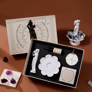 ชุดของขวัญเครื่องกระจายกลิ่นน้ำมันหอมระเหยแบบชาร์จไฟได้ LANJO Zodiac Designs  รักษาสิ่งแวดล้อม เหมาะสำหรับการบำบัดทางจิตวิญญาณ  ตกแต่งด้วยคริสตัล  สำหรับใช้ในโรงแรม - Product Image 4