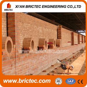 Voll automatischer Ton ziegel befeuerter Ziegelfabrik tunnel ofen Kohle gas backofen - Product Image 6