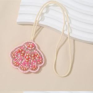 Stocked <b>Cute</b> Glitter Shell Charm Stylish Women Ocean Conch Seashell <b>Keyring</b> Women Ocean Lovers for Girls Gifts - Product Image 2