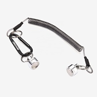 ROVORO Tackle 35g 4kg Lanyard-1m Carabiner Snap Quick Release Strong Magnetic Buckle Lure Fishing Link Accessories OEM