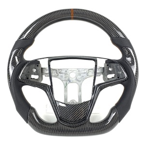 Volante Deportivo de Cuero Negro con Fibra de Carbono Real para <span class=keywords><strong>Cadillac</strong></span> ATS-<span class=keywords><strong>V</strong></span> <span class=keywords><strong>CTS</strong></span>-<span class=keywords><strong>V</strong></span> 2010-2017, <span class=keywords><strong>Precio</strong></span> de Fábrica - Product Image 5