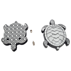 Boucle de fermeture à glissière en cuir, clip de fin décoratif de sangle en métal de Logo personnalisé - Product Image 6