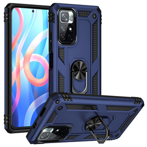 Custodia rigida per auto supporto per anello supporto per cavalletto custodia protettiva antiurto per telefono Redmi <span class=keywords><strong>Note</strong></span> <span class=keywords><strong>11</strong></span> <span class=keywords><strong>cover</strong></span> - Product Image 1